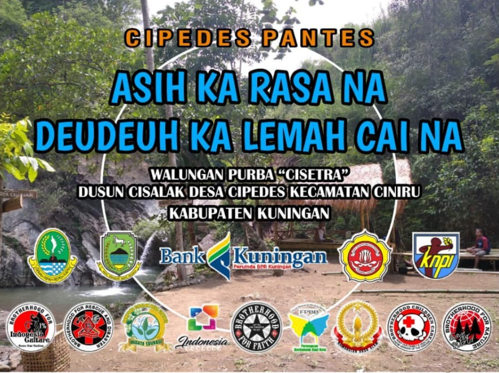 Buka Jalur Babakti Babarengan di Sungai Purba Cisetra, Cisalak, Cipedes – Ciniru, Kuningan